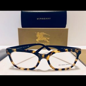 Burberry Eyeglasses Light Havana Brown New 51mm